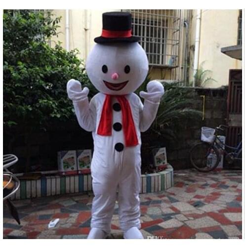 Christmas Hot Snowman Mascot Costume Party Dress EPE Snowman Free Shipping Adult Size Party fancy dress
