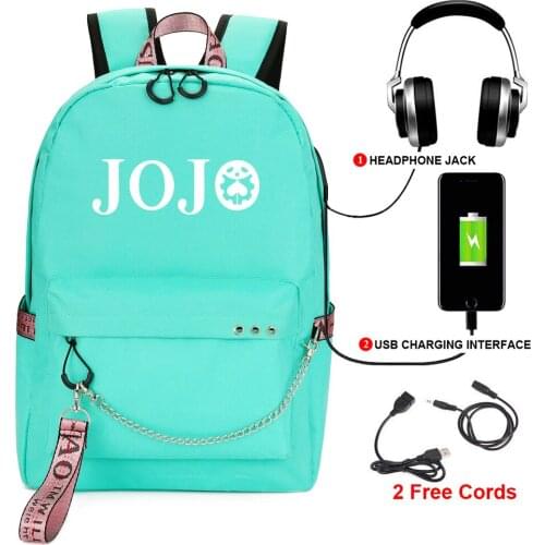 Anime JoJo Bizarre Adventure Kira Yoshikage Cosplay Prop Killer Queen Backpack Teens School Rucksack Crossbody Bag Shoulder Bags