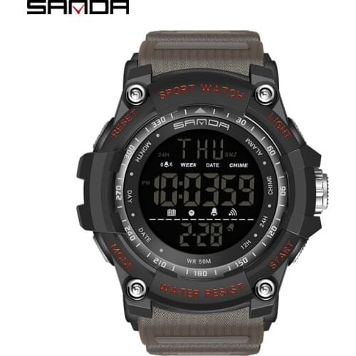 SANDA Sport Mens Watches Fashion Luxury LED Digital Military Watch for Men Waterproof Wrist Watch Clock Relogio Masculino 2016