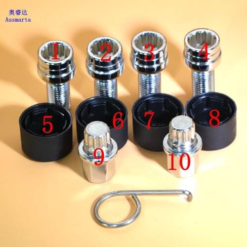 Super security! For A4 A6L Ling, Bora, Passat, POLO anti-theft screw wrench screw tool tyre anti-theft key
