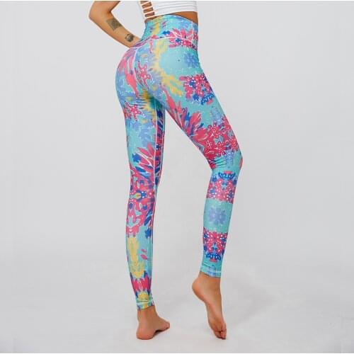 Woman Sports 7/8 skinny pants super quality stretch fabric Yoga Pants Stretch Workout Leggings Slim Gym Leggings Neptuno