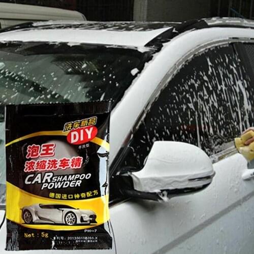10PCS Car Wash Shampoo Powder For Kia Sportage QL KX5 Mazda CX-4 Hyundai Tucson Audi Q2 Seat Ateca Fiat 500 VW TIGUAN