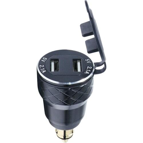 2.1A Dual USB Charger Lighter For BMW F800 F650 F700 R1200 GS R1200RT