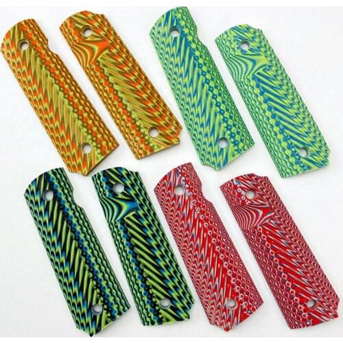 2 Pieces Of 1911 Handguard Accessories Modification 1911 Grips Handle G10 Patch G10 Handle Custom Tactical Handle Material