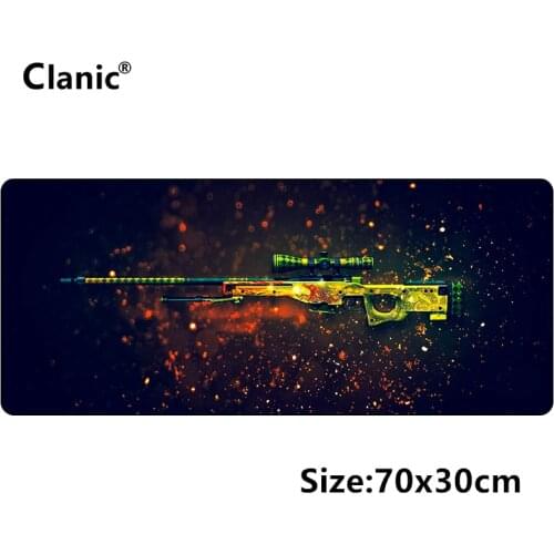 70*30cm Game Mouse pad L XL Large Gaming mousepad gamer mouse mat pad for CS GO AWP Dragon lore AK47 M4A4 for Rainbow Six