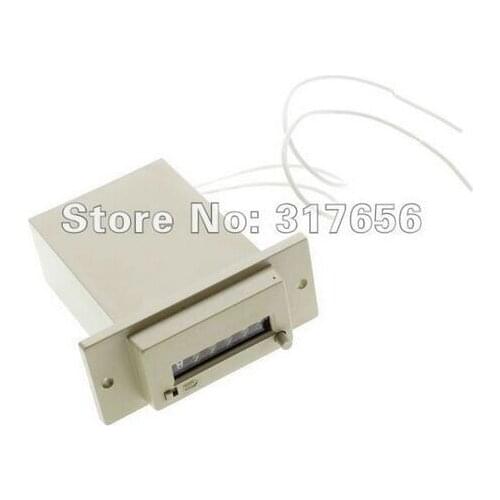 AC 220V 6 Digit Calculation Electromagnetic Counter 0-999999 CSK6-YKW