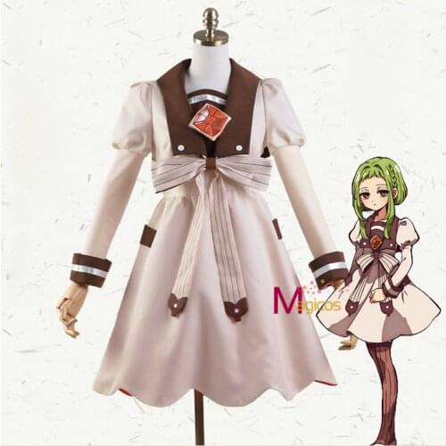 Anime Toilet Bound Jibaku Shounen Hanako Kun Nanamine Sakura Cosplay Costume Wig Dress Shoes Halloween Women Costumes