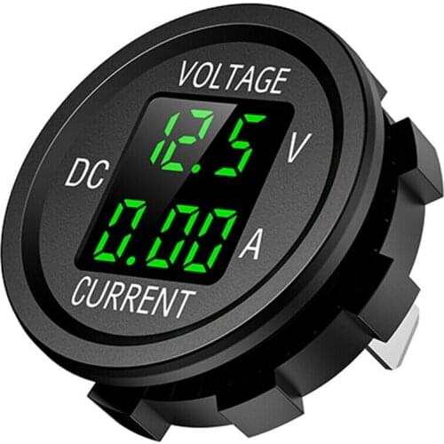 D6 Digital Panel Voltmeter Ammeter For 12-24V LED Display Volt Current