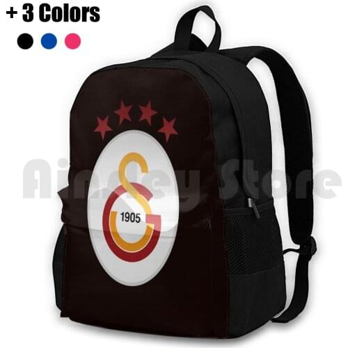 Galatasaray Logo Outdoor Hiking Backpack Waterproof Camping Travel Galatasaray Turkey Turkish Football Turkish Galatasaray