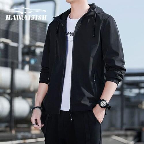 Hawaifish brand jacket men 2021 Korean version fashion chaqueta hombre spring and autumn new casual slimcasaco masculino