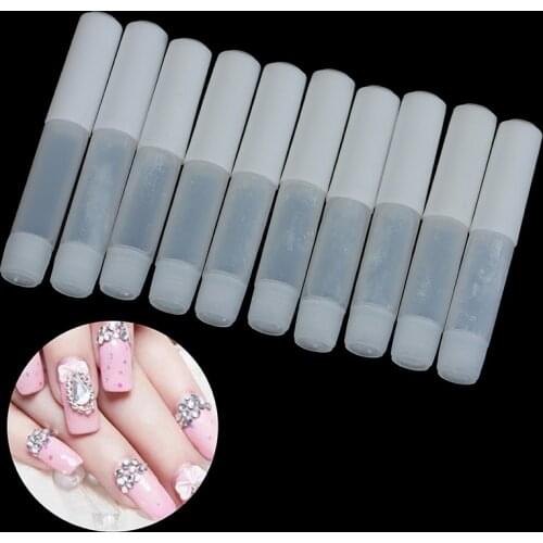 10pcs 1g Nail Glue Mini Professional Nail Adhesive Suitable For Sticky Nails Rhinestone Glue For Professional Salon Or Home Use