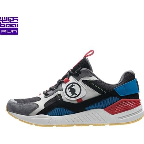 Leather Sneakers Men Breathable Running Shoes Light Man Lace-up Outdoor Wear Resistant Walking Training Sport Shoe Mens Big Size