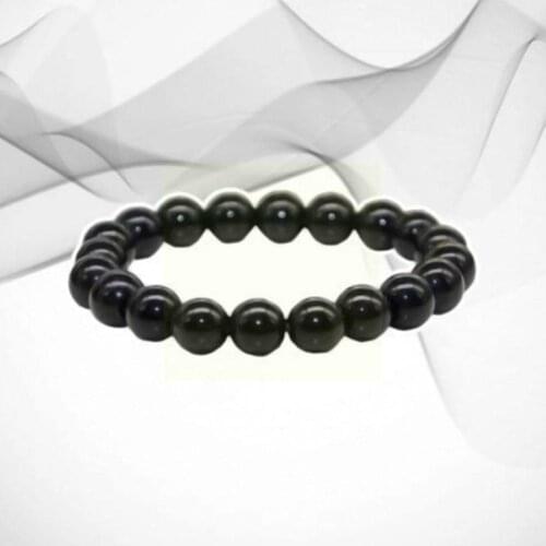 Weight Loss Magnetic Bracelet Black Obsidian 8mm Black Slimming Bracelet Anklet Healthcare Gallstone Bracelet Product W5R6
