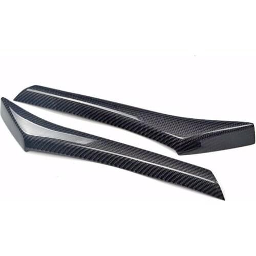 Carbon Fiber Headlight Eyelids Eyebrows for 2014-2018 Honda Jazz Fit GK5