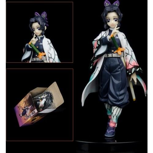 2021NEW Demon Slayer Figure Kamado Tanjirou Nezuko Action Figures PVC Model Toys Zenitsu Figurine Inosuke Kimetsu NoYaiba Figura