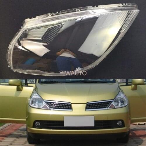Car Headlamp Lens For Nissan Tiida Versa 2005 2006 2007 Car Replacement Auto Shell Cover