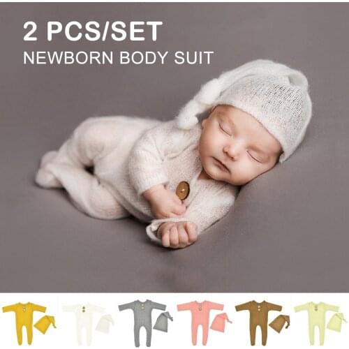 2020 New Newborn Photography Props Set Hat Baby Reborn Accesorios De Fotografia Baby Photo Studio Shoot Clothes תחפושות לתינוקות