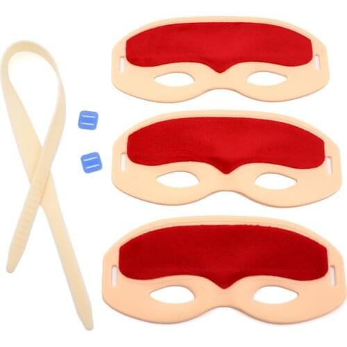 1 Set Microblading Accesories 3PCS Silica Gel Fake Eyebrow Straps Practice Skin Latex Band Headbands Permanent Makeup Supply