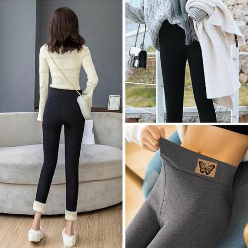 Winter Women Leggings Hight Waist Leggings Velvet Warm Pants Women Solid Color Legging Comfortable Keep Warm Stretchy Legging