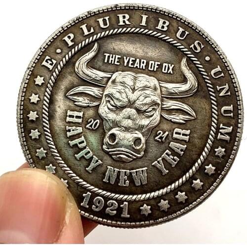 1921 American Wandering Coins New Years Eve Commemorative Coin Gift Lucky Coin