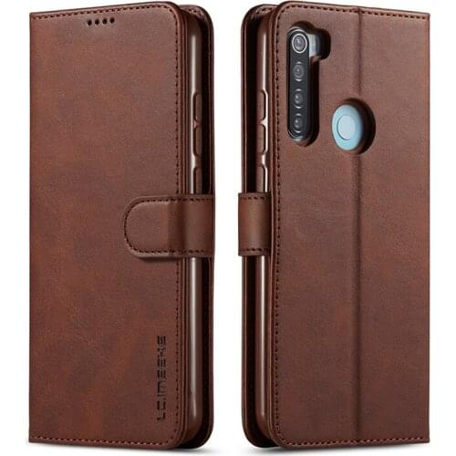 Phone Case For Redmi Note 8 2021 Case Leather Vintage Wallet Case On Xiaomi Redmi Note 8 2021 Case Flip Magnetic Wallet Cover On