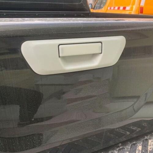 For Nissan Navara NP300 2017 2018 2019 ABS Chrome Rear Trunk Door Handle Cover Trim Car Sticker Styling Accessories