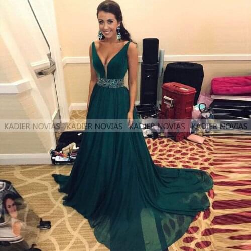 Kadier Novias Womens Evening Chiffon Dresses