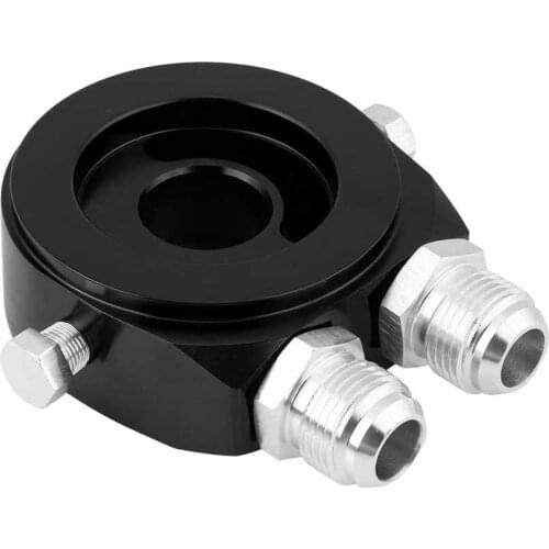 M20 x 1.5 Aluminum Oil Filter Cooler Sandwich Plate Adapter 18 NPT Oil Cooler Kit New Arrival Universal