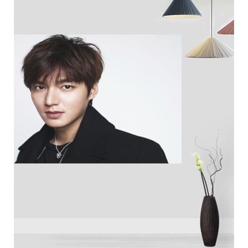 New Arrival Lee Min ho Posters On The Wall Modern Anime/Movie/Abstract Rectangle Poster Silk Fabric Cloth Wall Art Unframed