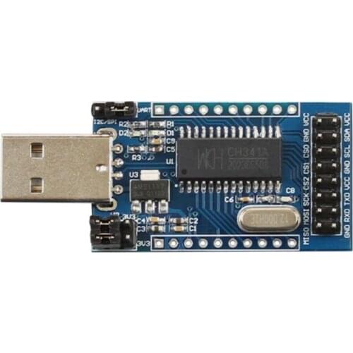 CH341A programmer USB to UART IIC SPI I2C converter parallel port converter New