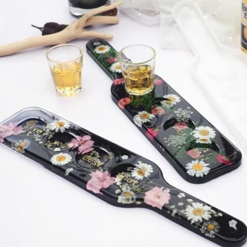 Transparent Silicone Mold Resin Decoration Rectangle process For DIY Wine Glass Tray Mold Epoxy Resin Mold Jewelry