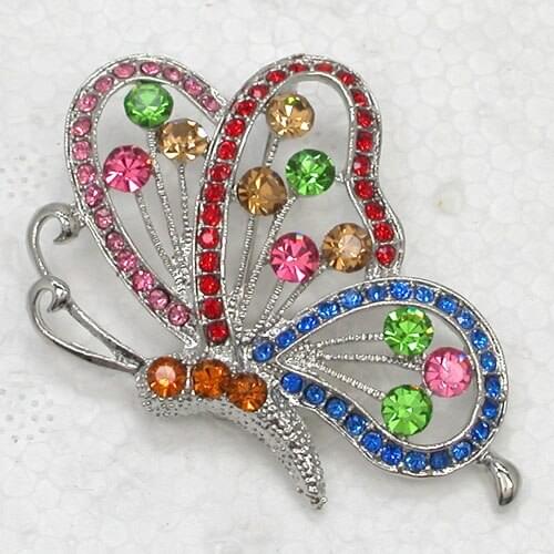 Rhinestone brooch Butterfly Pin brooches Pendant C636 E