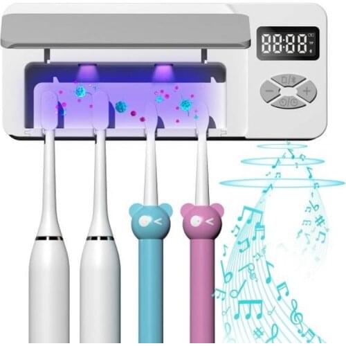 3 In 1 Uv Toothbrush Her Sterilizer Automatic Tootaste Squeezers Dispenser For Toilet Home Bathom Accessories Sets