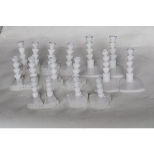 10pcs/lot Masckaszem 9.5mm 12mm 14mm New stand movable skeleton feet with 4beads joint toy plush materials --style option