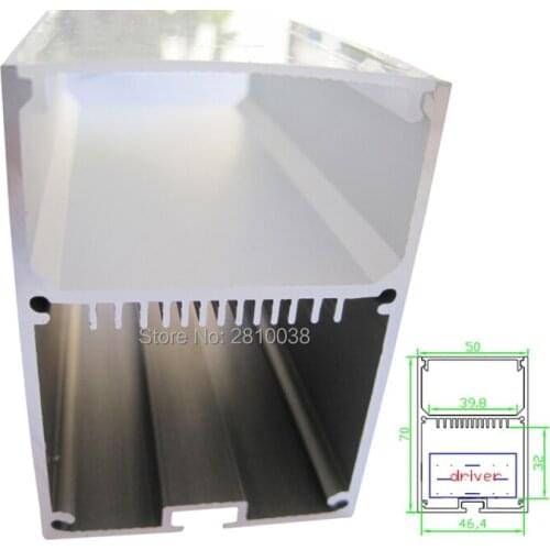 10 X1 M Sets/Lot U type flush mount led strip profile and Extruded led u channel with internal driver for pendant lighting