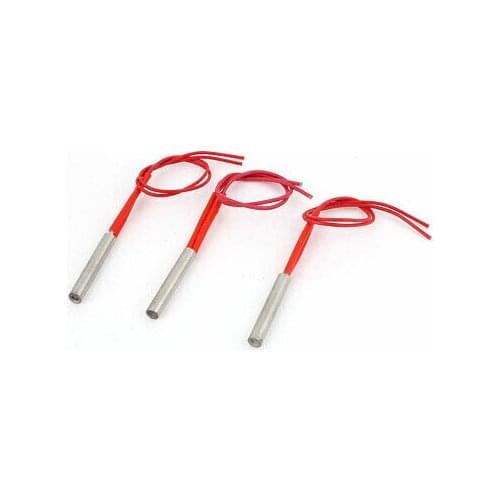 220V 150W 2-Wire Industry Mold Cartridge Heater Heating Element 8mm x 50mm 3Pcs