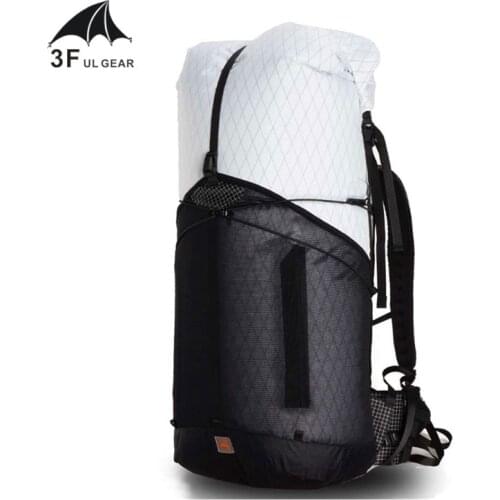 3F UL GEAR 55L Large XPAC Climbing Backpack Outdoor Ultralight Frame Less Packs Bags Lightweight Durable Travel Camping Hiking