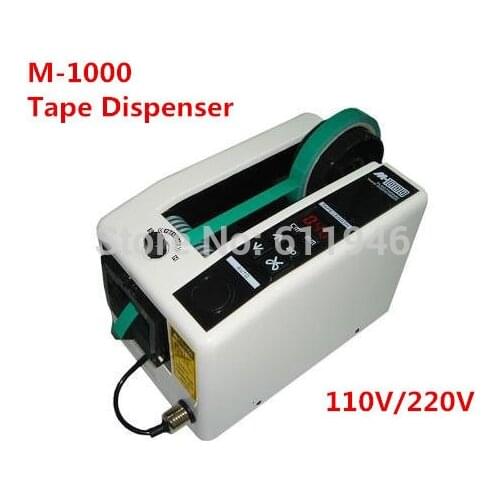 Automatic Tape Dispenser Packing Cutter 220V/110v Adhesive Tape Slitting Cutting Machine M-1000