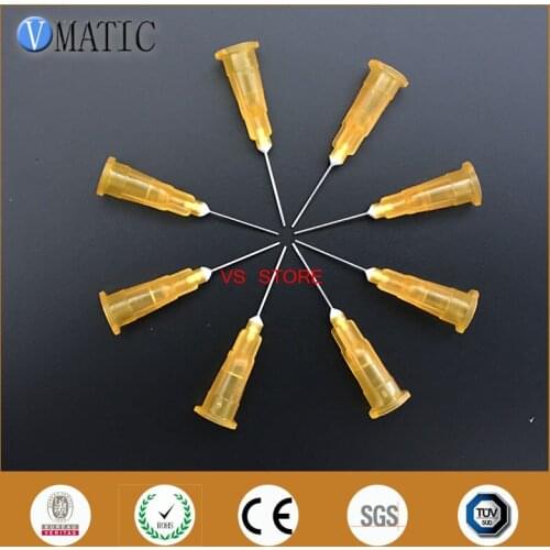 Free Shipping High Precision 25G Dispensing Needle Tip Glue Dispenser Syringe Needle Tips 1/2 Inch