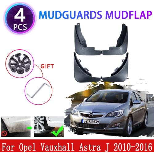 For Opel Vauxhall Astra J 2010 2011 2012 2013 2014 2015 2016 Mudguards Mudflaps Fender Mud Flap Splash Guards ABS Accessories