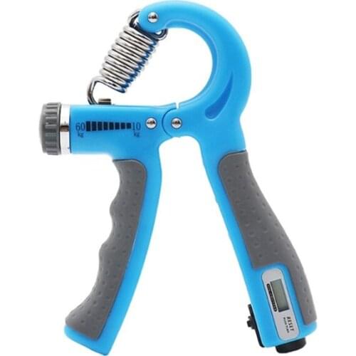 Intelligent Electronic Counting Spring Gripper Hand Grip Strength Meter Training