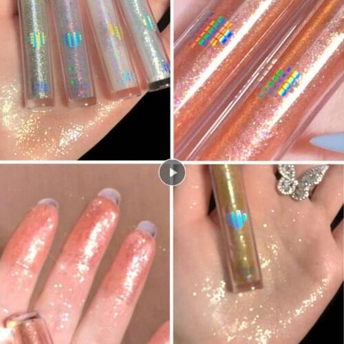 KTE Diamond Heart Pearlescent Eye Shadow Waterproof Liquid Glitter Eyeliner Eyeshadow Makeup Metallic Beauty Party Cosmetic TSLM