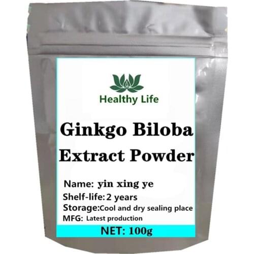 Natural Ginkgo Biloba Leaf Extract Powder Protect The Brain Anti Aging