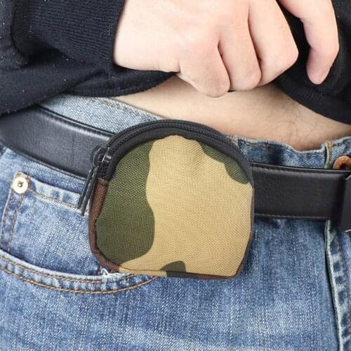 Outdoor EDC Molle Pouch Wallet Waterproof Portable Travel Pocket Zipper Storage Bag Camping Hiking Hunting Purse Key Organizer