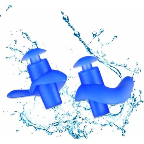 A Pair Swimming Ear Plug Soft Silicone Waterproof Dust-Proof Shower Anti-noise Diving for Adult Children Water Sport Earplugs