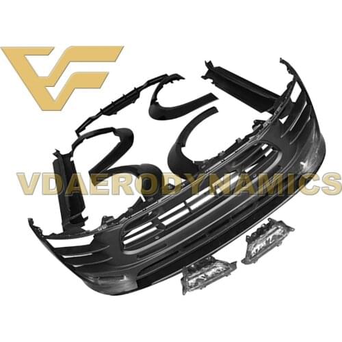 Suitable For 14-18 Porsche Macan Turbo VAD-PD Full Body Kit Front Bumper Rear Lip Diffuser Side Skirts Fender Flares