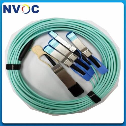 QSFP-100G-AOC 2M for AOC High Speed Cable 100G QSFP28 to 4 SFP28 2M OM3 OM4 3.0mm AOC cable