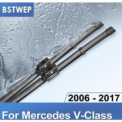 BSTWEP Wiper Blades for Mercedes Benz V Class Vito Viano W639 W447 V200 V220 V250 109 110 111 114 116 119 126 2.0 2.2 3.0 3.5