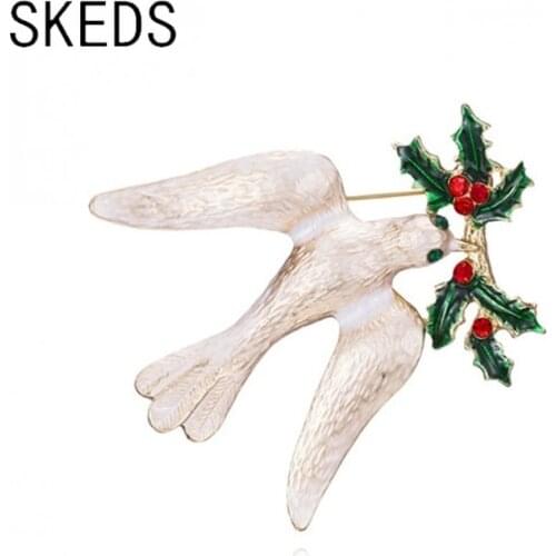 SKEDS White Brooches For Clothes