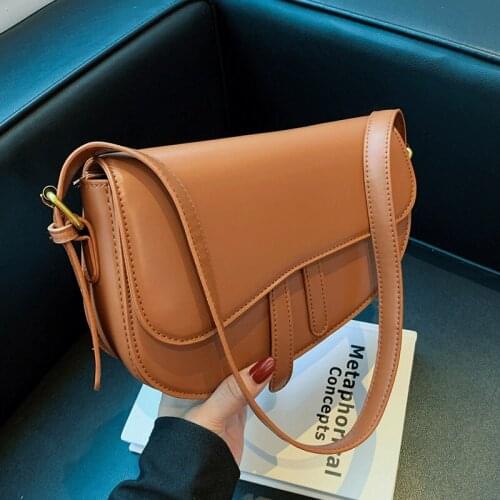 Luxury Handbags Women Bags Designer Brand Shoulder Bag for Girls Brown Crossbody Bags Ladies Vintage Fashion Flap Bag Sac A Main